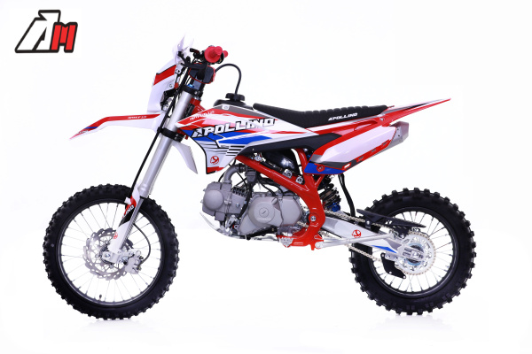 Питбайк Apollino (Аполлино) AMX - F 125 красный | Мототека